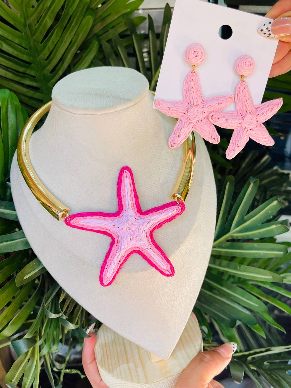 Coral Tide Starfish Set Pink