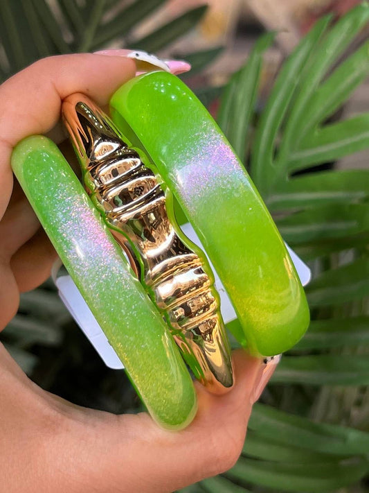 Jungle Shell Bangle Stack